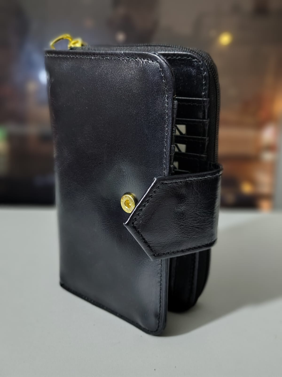 DALS Classic Zip Leather Wallet