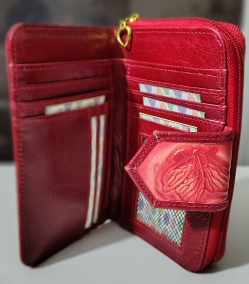 DALS Butterfly Leather Wallet