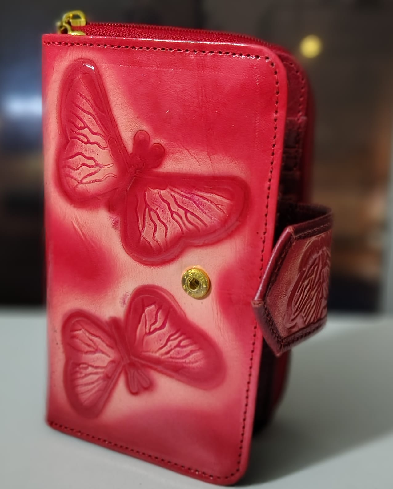 DALS Butterfly Leather Wallet