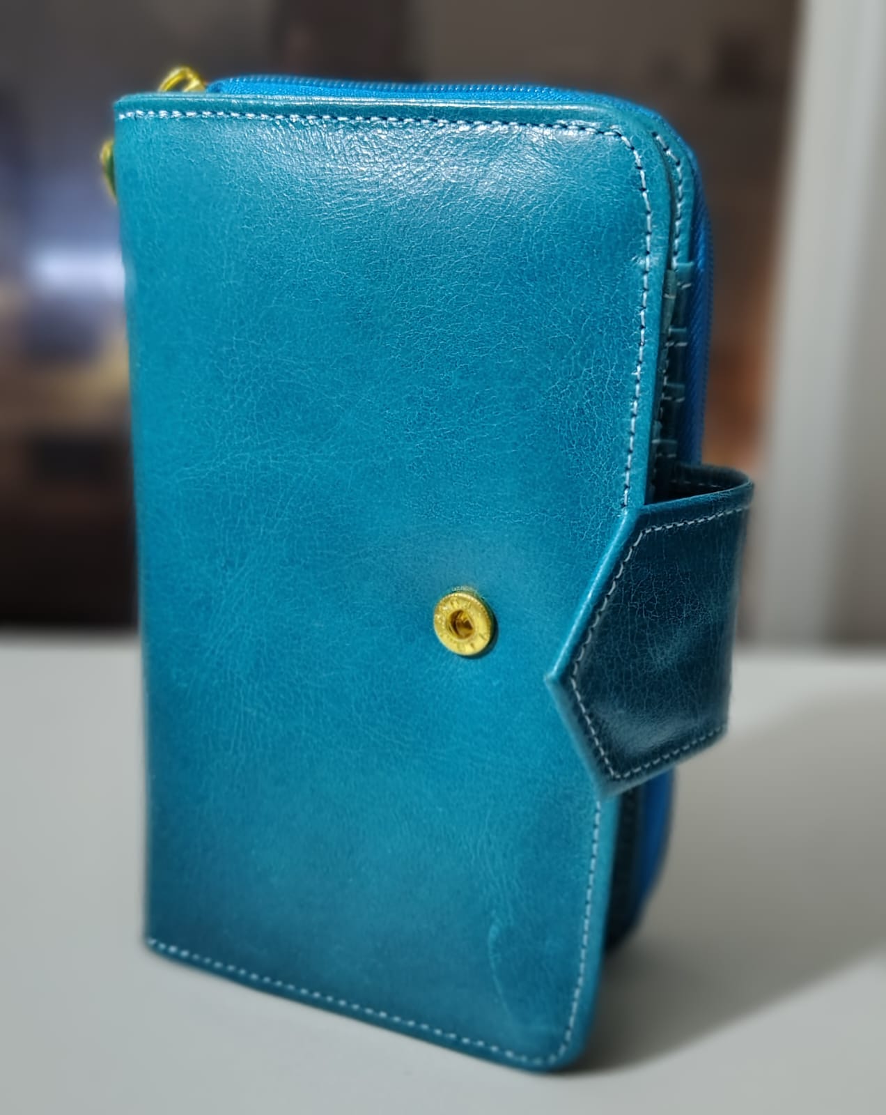 DALS Azure Zip Wallet